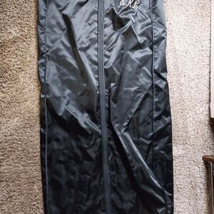 Black Garment Bag with Monogram